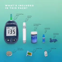 on call Plus with 10 FREE strips from ACON USA Glucometer image 2