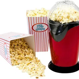 nhouse Electric Popcorn Maker, 1200W Power, Transparent Chute 1 L Popcorn Maker image 1