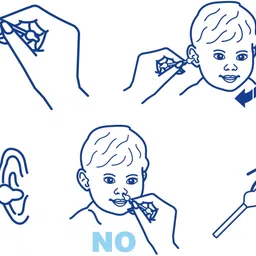 chicco Cotton Buds 60 Pcs With Ear Drum Protection image 4