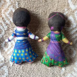 uas achyuta expert trading co UAS LALITA VISHAKHA SOFT TOYS- 7 inch image 4