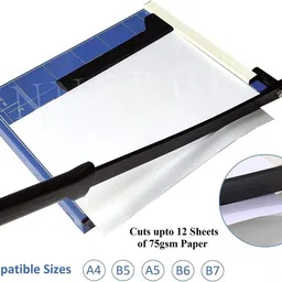 verena Heavy Duty Professional Magnetic A4 Paper Cutter Photo Cutter Metal Grip Guillotine Paper Cutter image 2