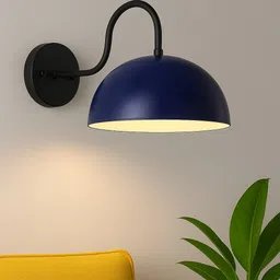 glowhere Metallic Blue Pendant 10" Wall Sconce Gooseneck Retro Wall Light Fixtures Pendant Lamp Ceiling Lamp-picture-24