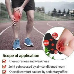r s acupressure Herbal Knee Plaster Sticker Pain Relief 100% Natural Patches Joint Knee Relief Sweat Pads image 2