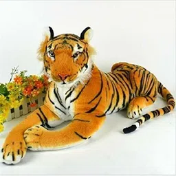 4aj bazaar Toys Soft /Cuddle/Yellow Tiger 45 cm Real Tiger- 45 cm-picture-26