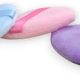 gimbal 3pcs Face Makeup Heart Shape Sponge Puff Blender, Soft Makeup Finger Sponges image 2