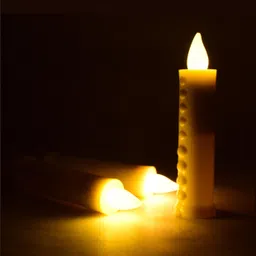 ted tech Led E-Candle Warm Yellow Battery Operated Candles for Home decorations Candle image 2