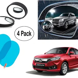 abs auto trend 4 Pcs. Pack Blind Spot Mirror And Anti Fog & Rainproof Film Combo-picture-33