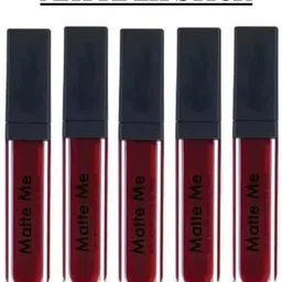 zempa Matte me liquid lipstick, Waterproof and long-lasting Lipsticks (Pack of 5) image 1