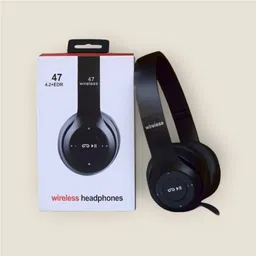 Comfortable Wireless Headphones with Mic for All-Day Listening._GO Bluetooth & Wired Headset-image-3