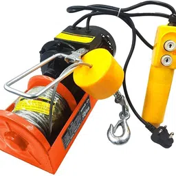 voltz VZ-EH 300X12mtrs copper Winding Mini Electric Hoist for Small Job Works Lever Tool image 2