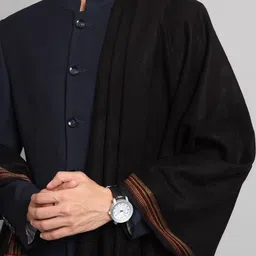 Ravaiyaa - Attitude Is Everything Wool Solid Men Shawl image 3