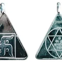 numeroastro Saraswati Yantra Locket | Pendant In Pure Silver (6 Grams Approx) (1 Pc) Silver Pendant-picture-13