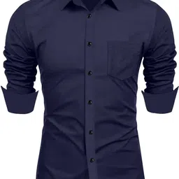 laxbon Men Regular Fit Self Design Casual Shirt image 2