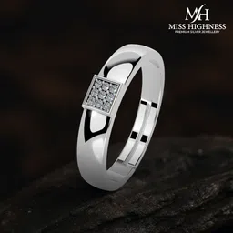 miss highness 925 Pure Starling Silver Classy Status Special Rings For Men Sterling Silver Cubic Zirconia Rhodium Plated Ring-picture-23