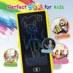 parteet Premium Quality Magical Unique Pencil Box with LCD Screen Writing Pen with Erase Button and Birthday Party Return Gift, Pencil Box for Kids Art Plastic Pencil Box image 4