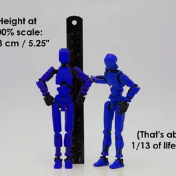 bhootia Dummy 13 Action Figure | Build Yourself | With Weapons (5.25inches) image 3