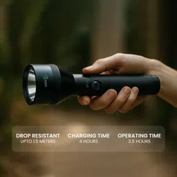 mr.light 500LMS Aluminium Aircraft Flashlight,Type-C,Powerbank Charging|Cobra Series-GT5 Torch image 4