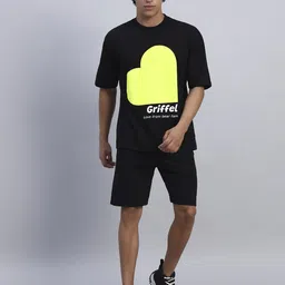 griffel Tshirt Regular Shorts Co-ords Set image 1