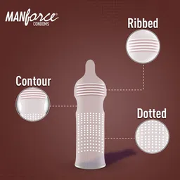 manforce Wild 3 in 1, Chocolate Flavoured Condom image 3