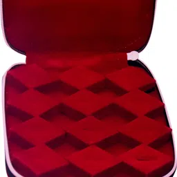 ideal fashion Ideal Red Velvet 12 set rings Jewellery Box For Women and Girls (Size-7×6 Colour-Red) jewellery storage, Ring storage Vanity Box-picture-24