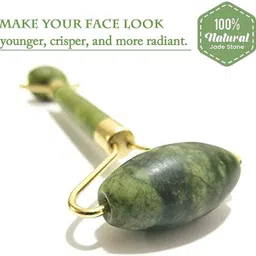 hudioo Smooth & Natural Massager Roller with Jade Stone for Face Eye Neck Foot Massage image 3