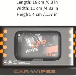 pro99s Car Cleaning Wipes- 80pcs Deep Cleaner Leather Care Car Wet Wipes Disposable-picture-26