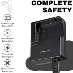 DIGICLIMBER Combo LPE-8 Camera Charger with Rechargeable Camera Battery Pack with Power Cable Compatible with Canon Camera Rebel T3i, T2i, T4i, T5i, EOS 600D, 550D, 650D, 700D, Kiss X5, X4, Kiss X6, LC-E8ECamera Battery Charger image 3