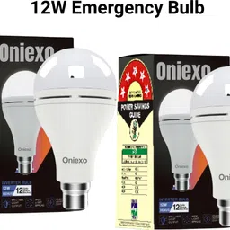 oniexo Pack of 2 – 12W Energy Saving Emergency Bulbs 4 hrs Bulb Emergency Light-picture-13