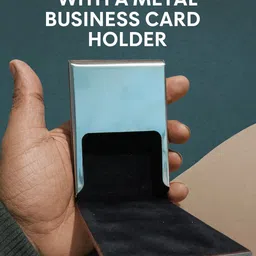 houseofcommon Men & Women Casual, Ethnic, Formal, Evening/Party, Travel, Trendy Brown Artificial Leather Card Holder-picture-10