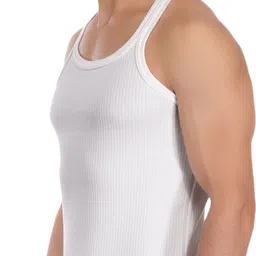 Selfcare Selfcare Men Stripe Thermal Vests|Poly Cotton Winter Sleeveless Innerwear|SW0802 Men Top Thermal image 4