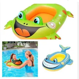 kindertales Bestway 34085 Frog and(IND*950432) Inflatable Boat Inflatable Swimming Safety Tube-picture-15
