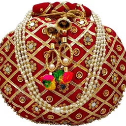 jivon Women Maroon Potli-picture-18