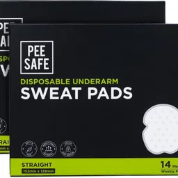 pee safe Disposable Underarm Sweat Pad Straight, 14 Pair Sweat Pads-picture-16