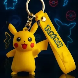 world gift mart Premium Pikachu Keychain | Cute 3D Pokémon Keychain for Boys & Girls Key Chain-picture-16