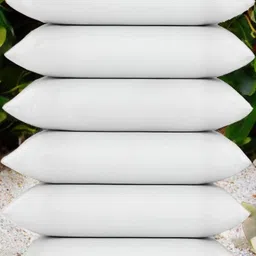 eirini LUXURY Polyester Fibre Solid Sleeping Pillow Pack of 6-picture-26