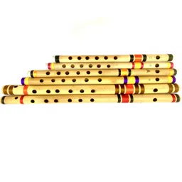 maga mart (Natural SIX PCS SET) G SHARP + C SHARP G SCALE A SCALE C SCALE B SCALE Bamboo Flute-picture-20