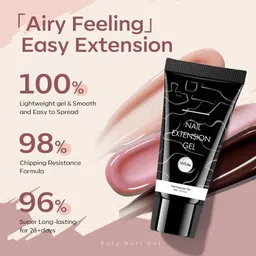 huge leaf Poly Nail Gel Extension Kit for UV Nail Art, Extension Set_ck160 image 5