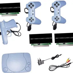 VK MART inbuilt game Best Multiplr Tv Video Classic console 8bit with 8bit 3 cassette NA GB with 30 to 40 games in built ,with 1 cassette-picture-11