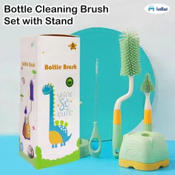 funblast Baby Bottle Cleaning Brush Set with Holder – 4 Pcs image 5