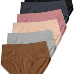 krivafab Pack of 3 Women Bikini Multicolor Panty image 5