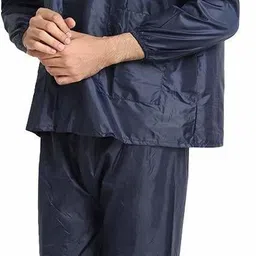 fashionon Solid Men Raincoat image 4