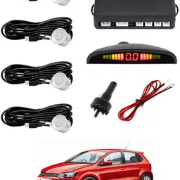 msnp 4Pcs White Reverse Parking Sound Warning sensor for car Protection-204 Universal White Reverse Assistance Praking Sensor for car-204 Parking Sensor-picture-12