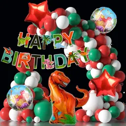 rozi decoration Birthday Decoration Kit Dinosaur Theme for Kids Birthday Decoration-picture-25