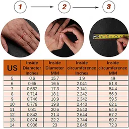 MEENAZ Men Silver-Plated Textured Chain Designed Stainless Steel Finger Ring image 4