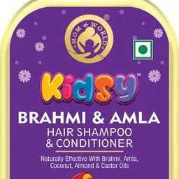 mom & world Kidsy Brahmi & Amla Hair Shampoo & Conditioner for Kids With Brahmi-picture-17