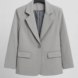 aarominfinity Women Solid Single Breasted Festive, Wedding, Formal, Casual, Party Blazer image 4