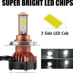 wroxter LED Headlight for Hero, Bajaj, TVS, Honda, Yamaha Universal For Bike image 4