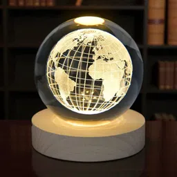 aipom World Globe Crystal Lamp Table Lamp-picture-19