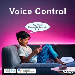 AZIOT 10A WiFi CCT Strip Light Controller, 12-24V DC, App & Voice Control Light Strip image 5