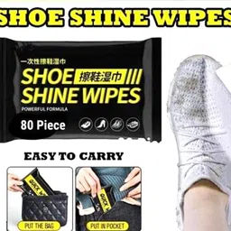 Easy Peasy Shoes Cleaning Wipes 80 wipes in 1 pack for Leather and Non Leather shoes Canvas Shoe Cleaner image 3